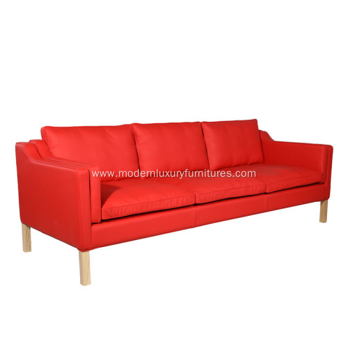 Modern Leather Sofa Mogensen 2213 3-Seater Sofa